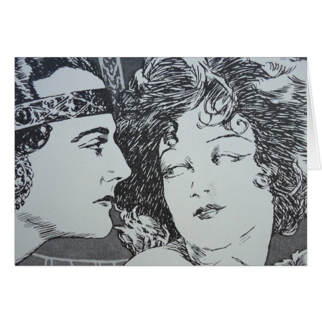 Wandereren Hälsningskort (Framsidan Horizontal)