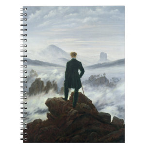 Wandereren ovanför havet av dimma, 1818 anteckningsbok
