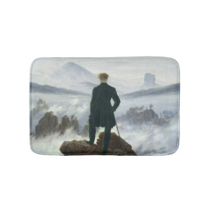 Wandereren ovanför havet av dimma, 1818 badrumsmatta