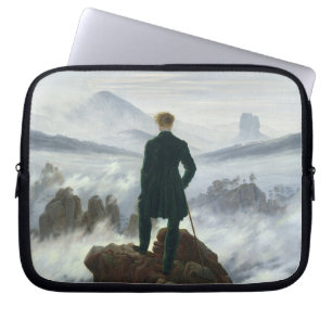 Wandereren ovanför havet av dimma, 1818 laptop sleeve