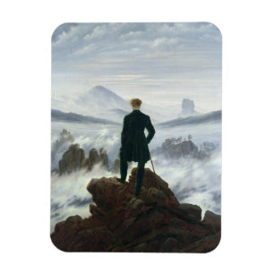 Wandereren ovanför havet av dimma, 1818 magnet