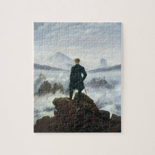 Wandereren ovanför havet av dimma, 1818 pussel