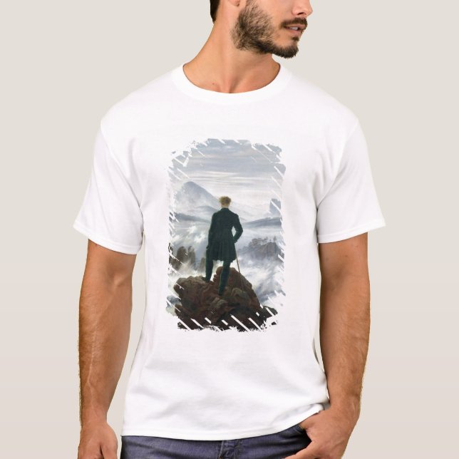 Wandereren ovanför havet av dimma, 1818 tee (Framsida)