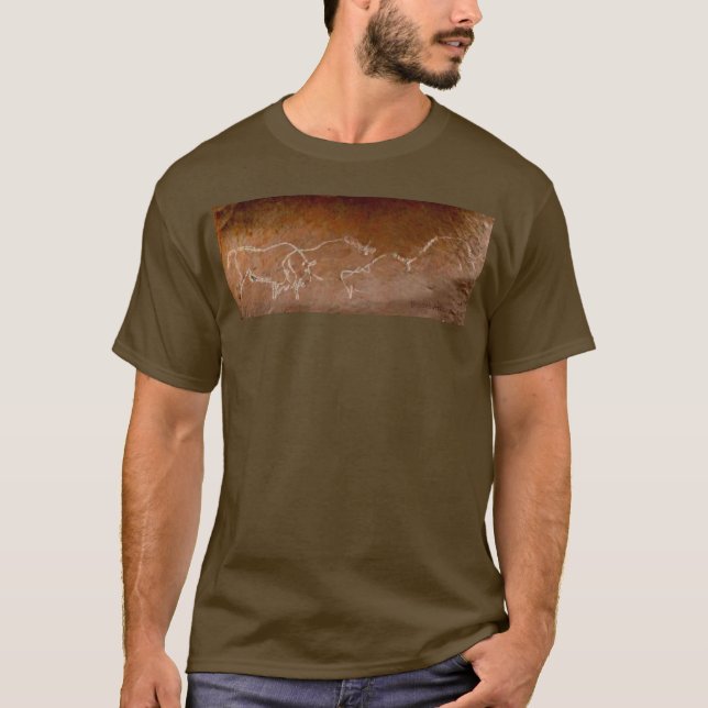Wandering Bison Herd T-Shirt (Framsida)