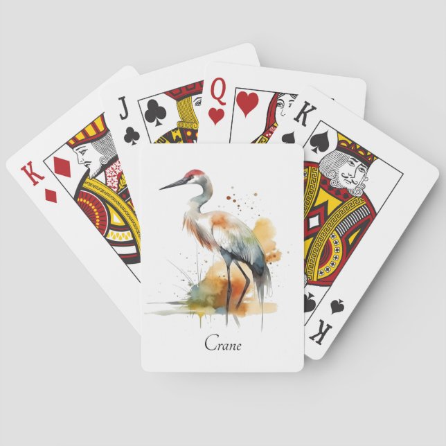 Wandering Crane, anpassad Casinokort (Baksidan)