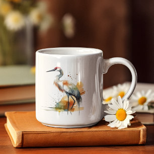 Wandering Crane Kaffemugg