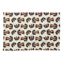 Wandering Dachshund Kitchen Towels