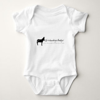 Wandering Donkey White Logotyp Dam T Shirt L