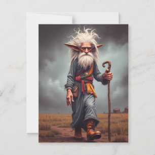 Wandering Elf-guiden Vykort