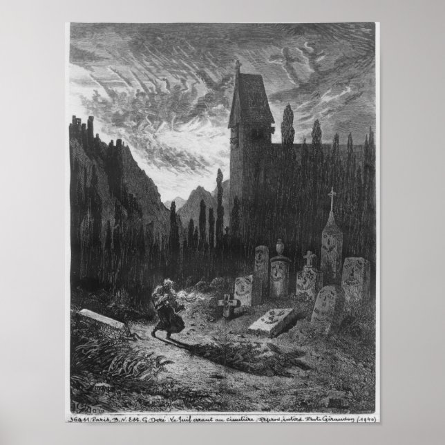 Wandering Jew på kyrkogården Poster (Framsidan)