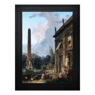 Wandering Minstrels av Hubert Robert Fototryck