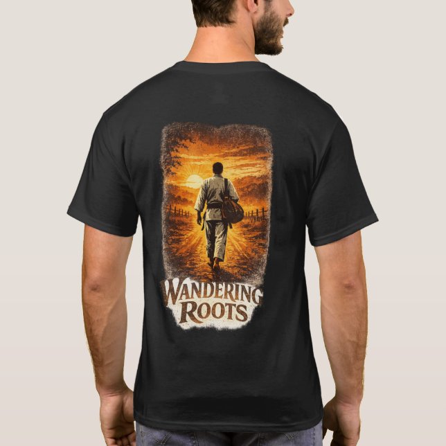 Wandering Roots Heritage Karate Shirt T (Baksida)