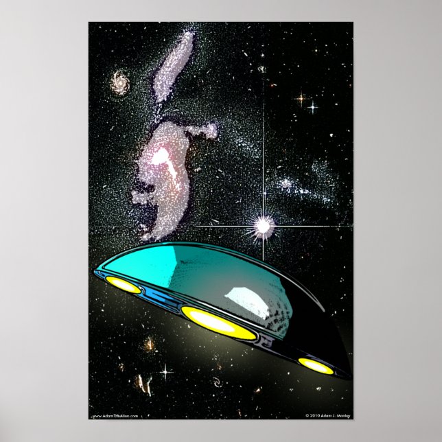 Wandering Saucer (Poster) Poster (Framsidan)