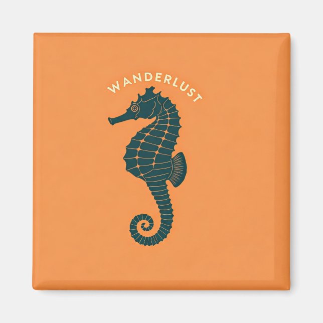 Wandering Seahorse Magnet (Framsidan)