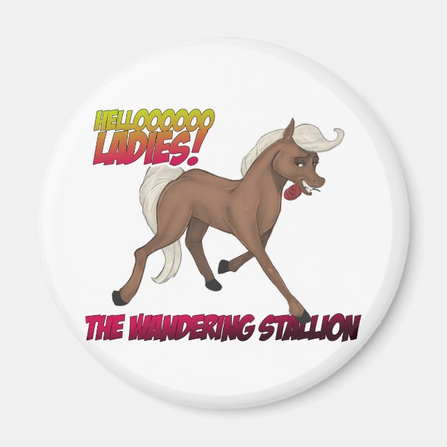 Wandering Stallion Magnet (Framsidan)