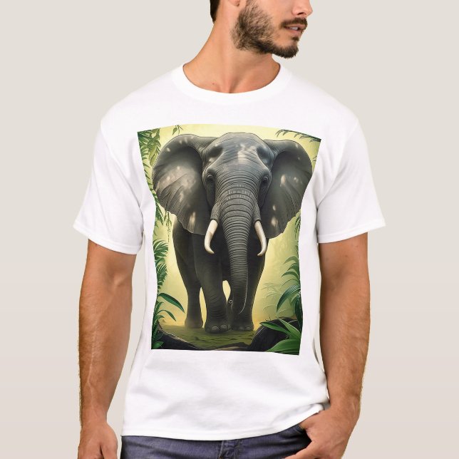 Wandering Vild - Forest Elephant Tee (Framsida)