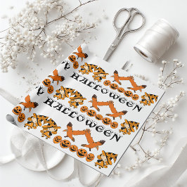 Wandering Witch Spooky Jack o lantern Halloween Presentpapper