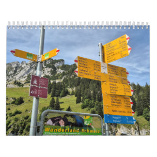 Wanderland Schweiz 2025 Kalender