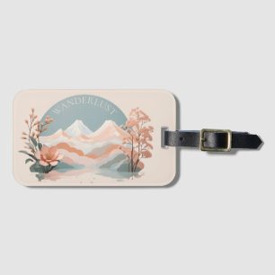 Wanderlats Mouncape Äventyr Travel Bagagebricka