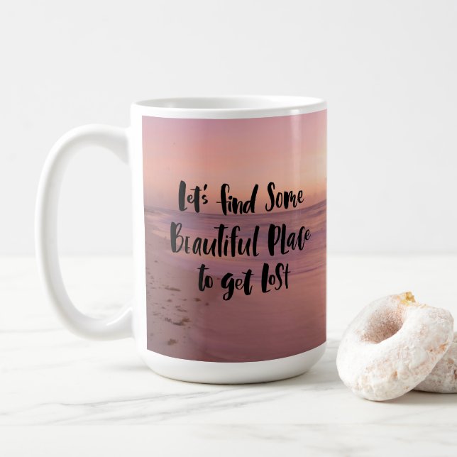 Wanderlust Äventyr Kaffemugg (Med munk)