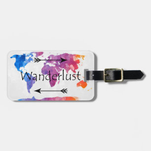 Wanderlust Bagagebricka