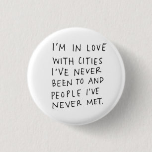 Wanderlust Button Knapp