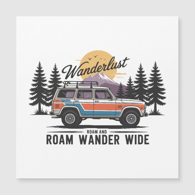 Wanderlust Camper - Roam och Roam Wander Wide (Framsida)