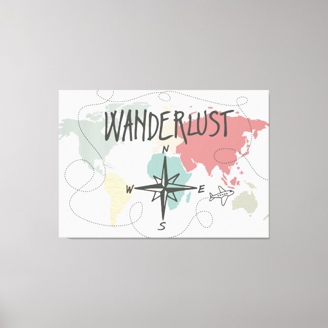 Wanderlust Canvastryck (Framsida)
