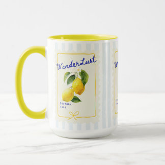 Wanderlust Citron Morgonkopp Mugg