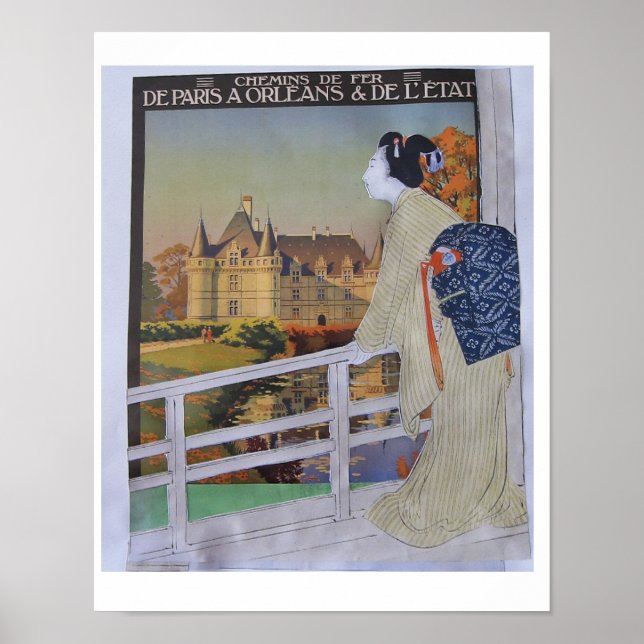 Wanderlust - collage art poster (Framsidan)