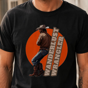 Wanderlust Cowboy T-Shirt - Äventyret Väntar