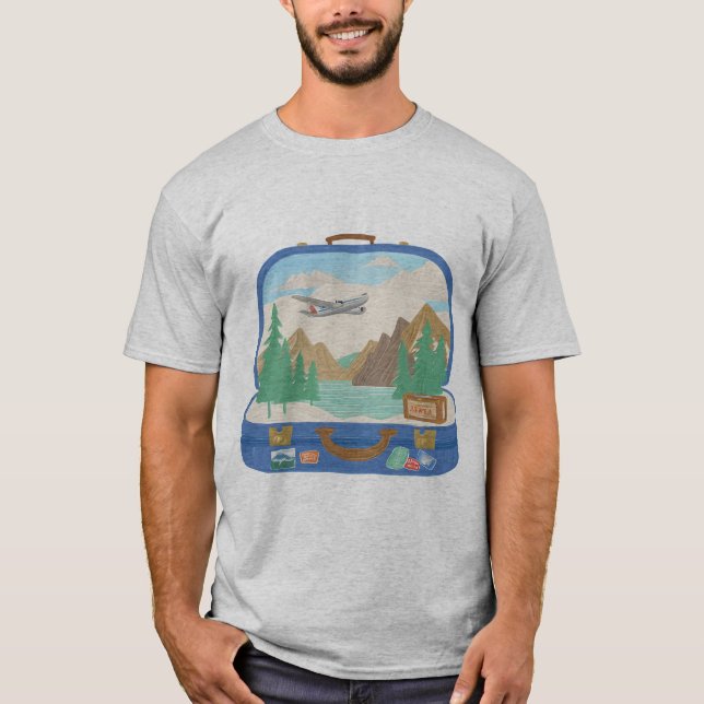Wanderlust Dreamer - Äventyr Seeker Shirt T (Framsida)