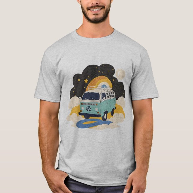 Wanderlust Explorer - Äventyr Travel Tee (Framsida)