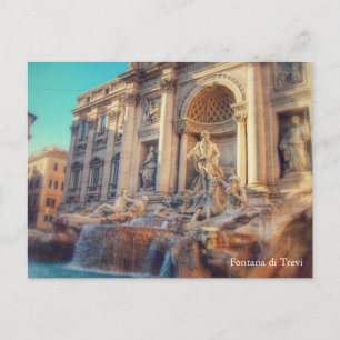 Wanderlust - Fontana di Trevi / Trevi Fontän Vykort