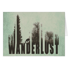 Wanderlust Hälsningskort