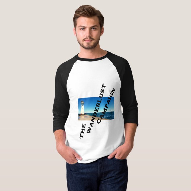 Wanderlust-kampanj T-shirt (Hel framsida)