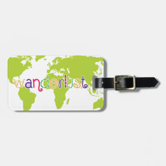 Wanderlust Luggage Tag Bagagebricka