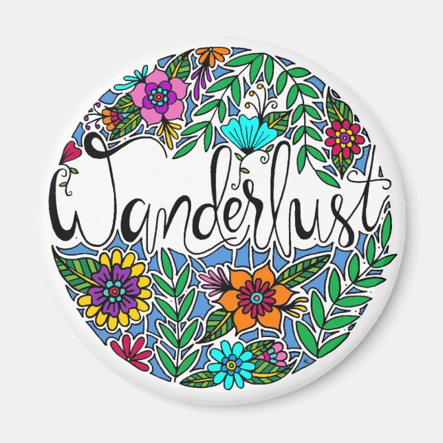 Wanderlust Magnet (Framsidan)