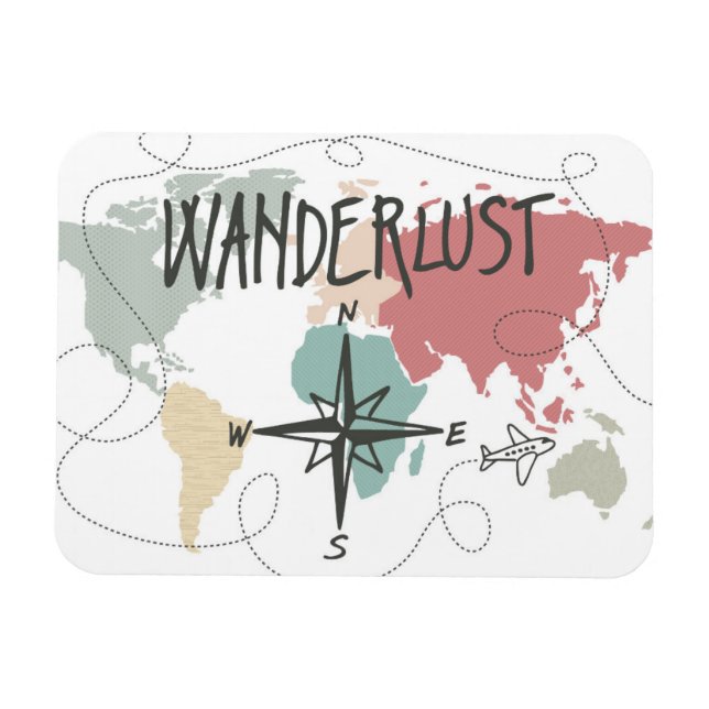 Wanderlust Magnet (Horisontell)