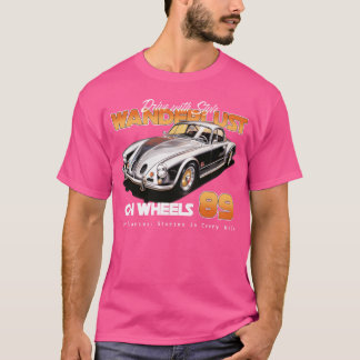 Wanderlust på hjul Klassisk veteranbil familj fr T Shirt