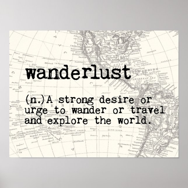 Wanderlust Poster (Framsidan)
