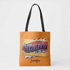 Wanderlust So Much World Illustration Tygkasse
