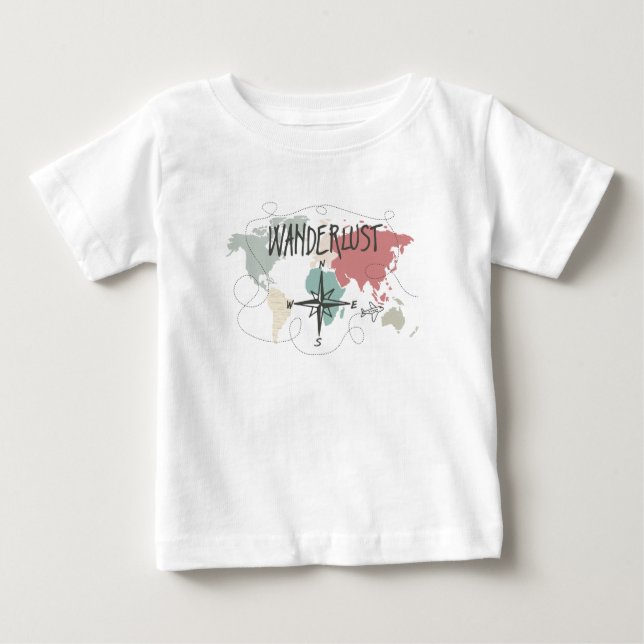 Wanderlust T Shirt (Framsida)