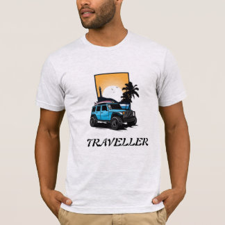 "Wanderlust Tee – Utforska bortom gränserna"