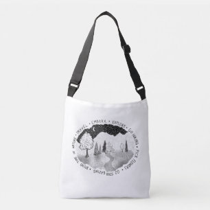 Wanderlust Tote for Nature Älskare & Adventurers Axelväska