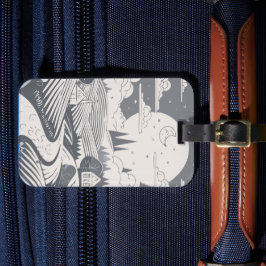 Wanderlust Travel Luggage Tag Bagagebricka