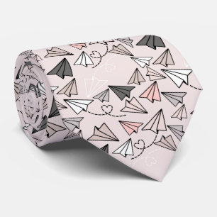 Wanderlust Travel Mönster Neck Tie Slips