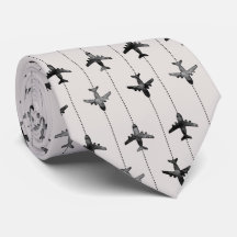 Wanderlust Travel Mönster Neck Tie