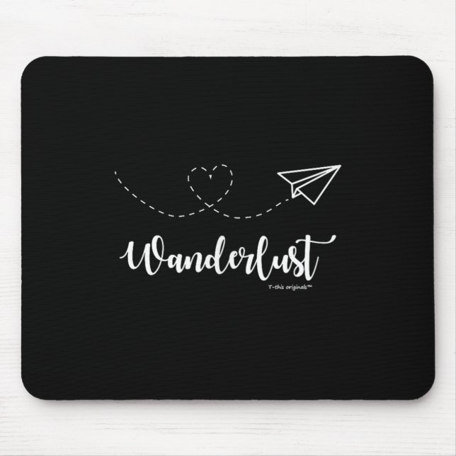 Wanderlust - Travel - Motivational Graphic Tee  Musmatta (Framsidan)