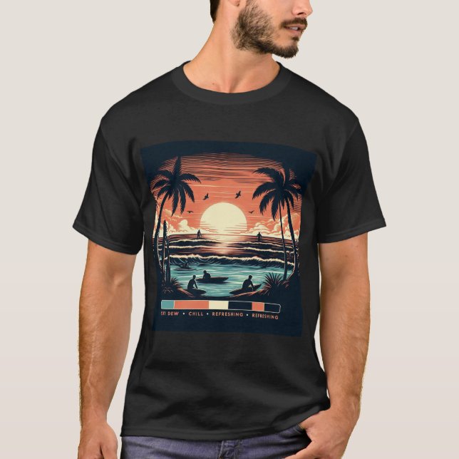 Wanderlust Vibes T Shirt (Framsida)